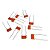 Kit com 10 peças Capacitor Poliester Mkt 27nf/250v Esp:10mm - Imagem 3