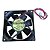 Cooler 80x80x25mm 12v 0.25a 3000rpm Ad0812hb-a76gl 2 Fios - Imagem 1