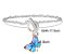 Pulseira Borboleta Azul - Imagem 3