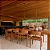 Piso de Travertino Arenado 1m x 1m - Imagem 1
