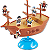 Jogo Equilibra Navio pirata - Imagem 6