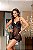 Lingerie Sensual Camisola Luara em Tule e Renda com Calcinha Fio - Imagem 1