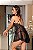 Lingerie Sensual Camisola Luara em Tule e Renda com Calcinha Fio - Imagem 2
