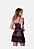 Lingerie Sensual Camisola Luxuri em Tule e Renda com Calcinha Fio - Imagem 2