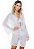 Robe Denise Em Tule Com Detalhe Em Renda Lingerie - Imagem 3