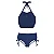 Conjunto Biquíni Busto Cropped Tiras com Tanga Mariscal - Imagem 5