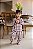 Pijama Infantil Feminino Fer Xadrez Coffee - Imagem 2