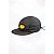 Bone Five Panel Chronic Aba Flexivel Tag Reggae - Preto - Imagem 1