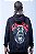 Blusa Moletom Chronic Cachorro Bordado Bolso Frontal Preto - Imagem 3