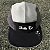 Bone Five Panel Anth Co Logo 5 Panel Preto Cinza e Branco - Imagem 1