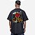 Camiseta Chronic Tigre Aviao Original Oversized Gola Grossa - Imagem 3