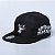 Bone Five Panel Anjo Chronic Aba Flexivel Silk Lateral Preto - Imagem 1