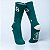 Meia Cano Alto Chronic Verde Tag Bordado Algodão Original - Imagem 4