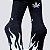 Meia Chronic Cano Alto White Flame Preta - Imagem 3