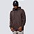 Blusa Moletom Canguru C/ Ziper Chronic Bordado Marrom Original - Imagem 2