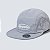 Boné Five Panel Dark Script Cinza Streetwear Aba Flexivel - Imagem 3