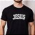 Camiseta básica crista evangélica estampa Jesus 30.1 penteado - Imagem 1