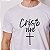 Camiseta basica Cristã unissex Cristo Vive 30.1 penteado - Imagem 1