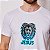 Camiseta básica cristã unissex Leão Azul no 30.1 penteado - Imagem 2