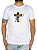 Camiseta basica cristã Leão cruz Fé unissex 30.1 Penteado - Imagem 15
