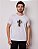 Camiseta basica cristã Leão cruz Fé unissex 30.1 Penteado - Imagem 3