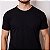 Camiseta Básica Preta Lisa unissex 30.1 penteado - Imagem 1