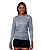 Kit 5 Camisetas Feminina Proteção Solar UV Térmica Manga Longa Branco-Cinza-Royal-Marinho-Preto - Imagem 5