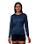 Kit 3 Camisetas Feminina Manga Longa Proteção Solar UV Camisa Térmica Manga Longa Royal-Marinho-Preto - Imagem 5