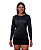 Kit 3 Camisetas Feminina Manga Longa Proteção Solar UV Camisa Térmica Manga Longa Royal-Marinho-Preto - Imagem 8