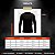 Kit 3 Camisetas Masculina Manga Longa Proteção Solar UV 50+ Vermelho-Marinho-Preto - Imagem 5