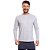 Kit 3 Camisetas Masculina Manga Longa Lisa Básica Segunda Pele Proteção Solar UV 50+ Cinza-Marinho-Preto - Imagem 2