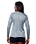 Kit 3 Camisetas Feminina Proteção Solar UV Camisa Térmica Manga Longa Branca-Cinza-Royal - Imagem 7