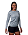 Kit 3 Camisetas Feminina Proteção Solar UV Camisa Térmica Manga Longa Branca-Cinza-Royal - Imagem 6