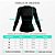 Kit 3 Camisetas Feminina Proteção Solar UV Camisa Térmica Manga Longa Cinza-Marinho-Preto - Imagem 11