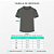 Kit 3 Camisetas Masculina Dry Fit Básica Lisa Proteção Solar UV Laranja-Marinho-Preto - Imagem 8