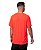 Kit 3 Camisetas Masculina Dry Fit Básica Lisa Proteção Solar UV Laranja-Marinho-Preto - Imagem 3