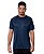 Kit 3 Camisetas Masculina Dry Fit Básica Lisa Proteção Solar UV Laranja-Marinho-Preto - Imagem 4