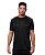 Kit 3 Camisetas Masculina Dry Fit Básica Lisa Proteção Solar UV Laranja-Marinho-Preto - Imagem 6