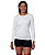 Kit 3 Camisetas Feminina Proteção Solar UV Camisa Térmica Manga Longa Branco-Marinho-Preto - Imagem 2