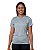 Kit 5 Camisetas Feminina Manga Curta Dry Fit Básica Lisa Proteção Solar UV Térmica Cinza - Imagem 2