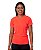 Kit 5 Camisetas Feminina Manga Curta Dry Fit Básica Lisa Proteção Solar UV Térmica Laranja - Imagem 2