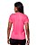 Kit 5 Camisetas Feminina Manga Curta Dry Fit Básica Lisa Proteção Solar UV Térmica Rosa - Imagem 4