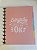 Caderno de Disco Capa Dura Iscool Glitter Rosa G - Imagem 6