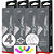 4 Clareador White Class 7,5% + 2 Pares De Moldeira - Imagem 2