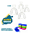 8 Whiteness Perfect 10% + 2 Par de Moldeira - Imagem 2