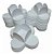 1000 Forminha para Doce Branca 3,3 cm - Imagem 1
