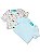 Kit WeeKids com 2 Bodys - Branco e Estampado Girafinha - Imagem 3