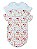 Kit WeeKids com 2 Bodys - Branco e Estampado Girafinha - Imagem 2