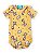 Body Girafinha de Manga Curta WeeKids - Canelado Amarelo Estampado - Imagem 3