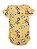 Body Girafinha de Manga Curta WeeKids - Canelado Amarelo Estampado - Imagem 5